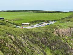 Oh yes! We can see the cafe at Hartland Point, the only refreshment point on this stretch.  Cream teas coming up!